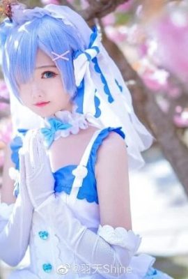 從零開始蕾姆花嫁cos,美萌可愛 cn羽天Shine (12P)