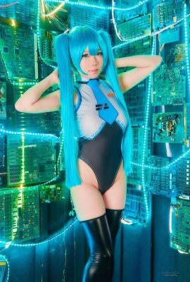 Cosplay 奈奈的尾巴 松岡奈奈與 Miku 的秘密寫真