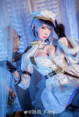 《碧藍航線》SSR恰巴耶夫性感Cosplay[CN：阮邑_FAIRY] (9P)