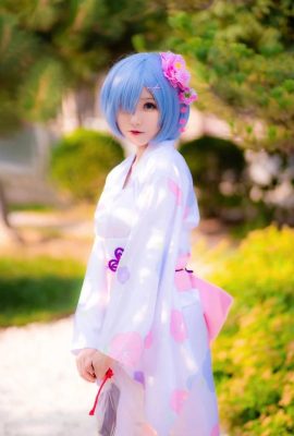 《Re：從零開始的異世界生活》蕾姆Cosplay[CN：二助子sama] (9P)