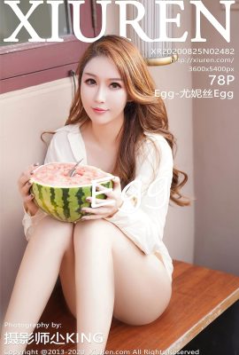 [Xiuren秀人網系列]2020.08.25 Vol.2482 Egg-尤妮絲Egg 完整版無水印寫真[79P]