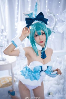 初音未來 兔女郎.Ver 白兔MIKU @MAY爲窮所困 (9P)