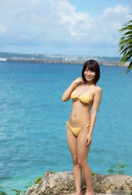 (河合あすな) 嫩白核彈美乳視覺震撼 讓你顧眼睛 (24P)