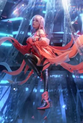 Nekokoyoshi (爆機少女喵小吉) cosplay Inori Yuzuriha – Guilty Crown (51P)