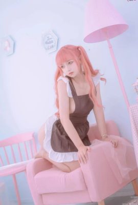 一隻雲燒 (BuckyClouds) – Pink maid set 粉紅女僕 (93P)