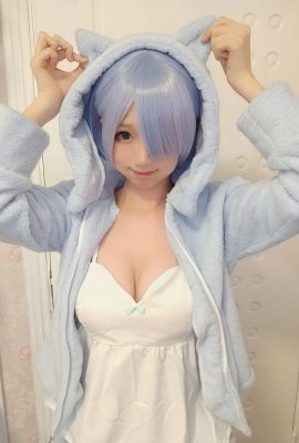 [Nagisa] Fantia Rem Nekomimi 睡衣