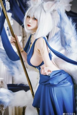 碧藍航線加賀 鸞 禮服cos 白羽風華 cn叉子寶寶 (8P)