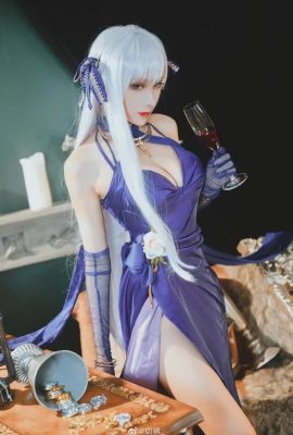 碧藍航線貝爾法斯特禮服cos 優雅而高貴的從者 cn奶獅 (10P)