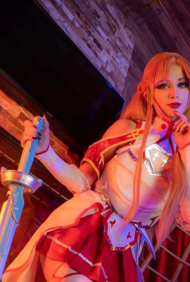 伊利提夫林 cosplay 亞絲娜 – 刀劍神域 (126P)