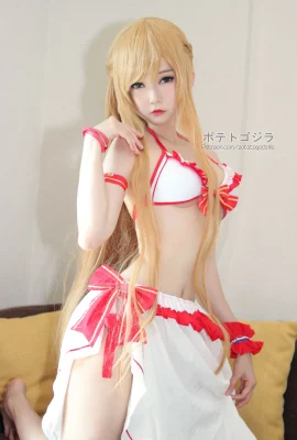 馬鈴薯哥吉拉 – Asuna Yuuki 比基尼