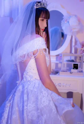 西瓜少女(Xigua shaonu) – Pure white bride (77P)