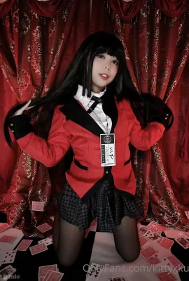 唯一的芬 –  kittyxkum cosplay yumeko jabami -kakegurui（126p）